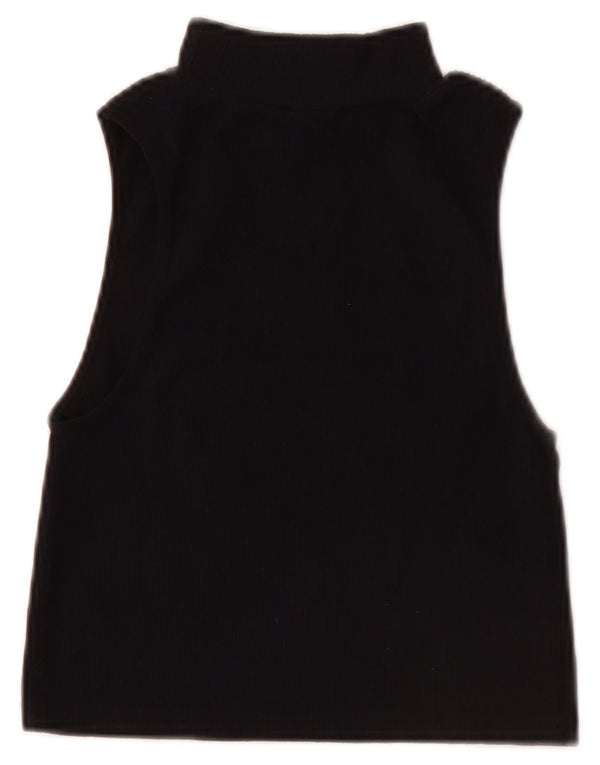 Damski krótki top Zara UK 12, średni czarny