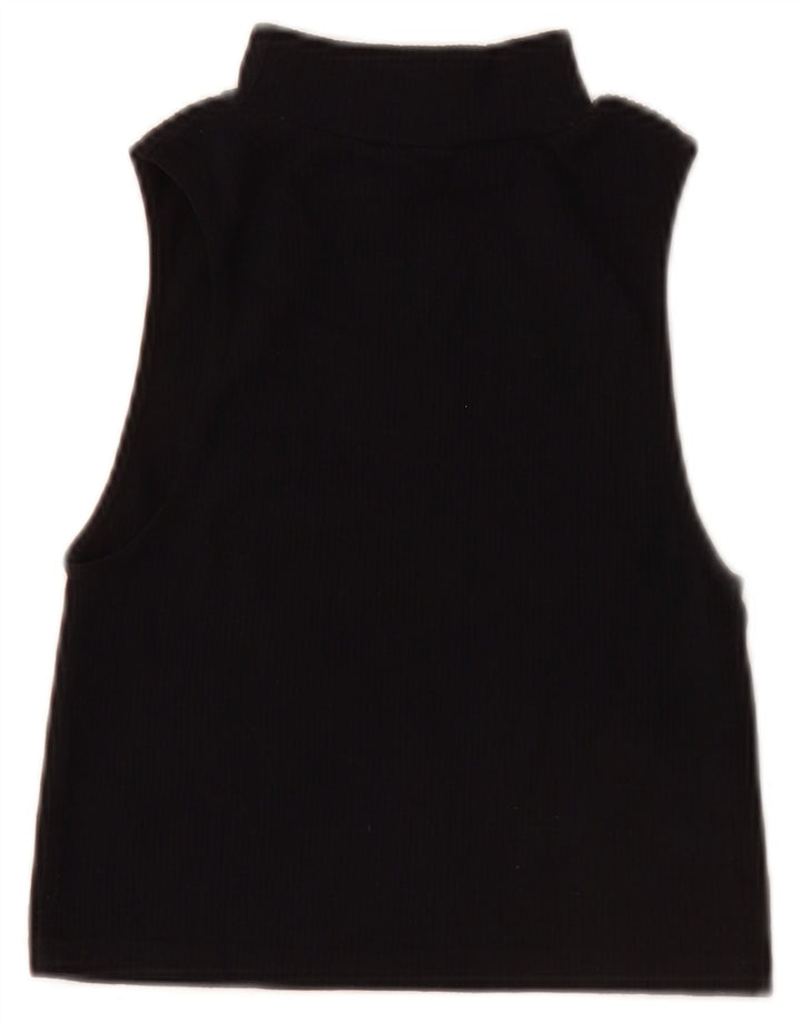 Damski krótki top Zara UK 12, średni czarny