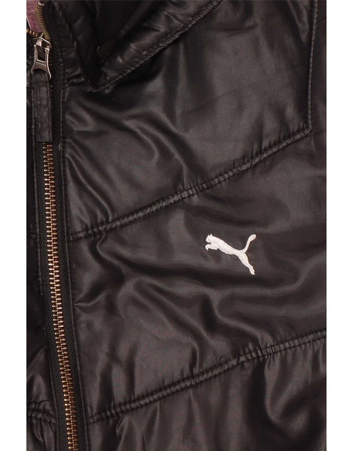Damski ocieplany płaszcz Puma UK 18 XL Czarny
