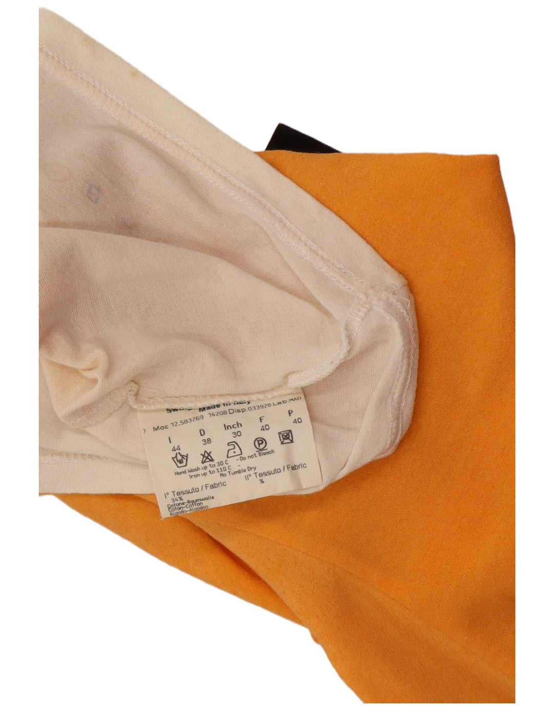 T-shirt damski FENDI Top IT 44 Bawełna w kolorze średniej pomarańczy