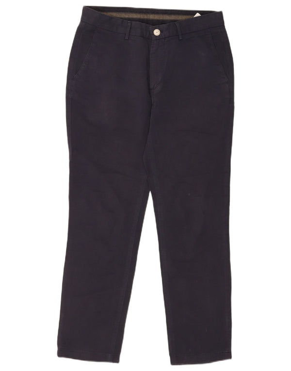 Spodnie Chino Massimo Dutti Męskie EU 38 Small W30 L28 Granatowe Lniane