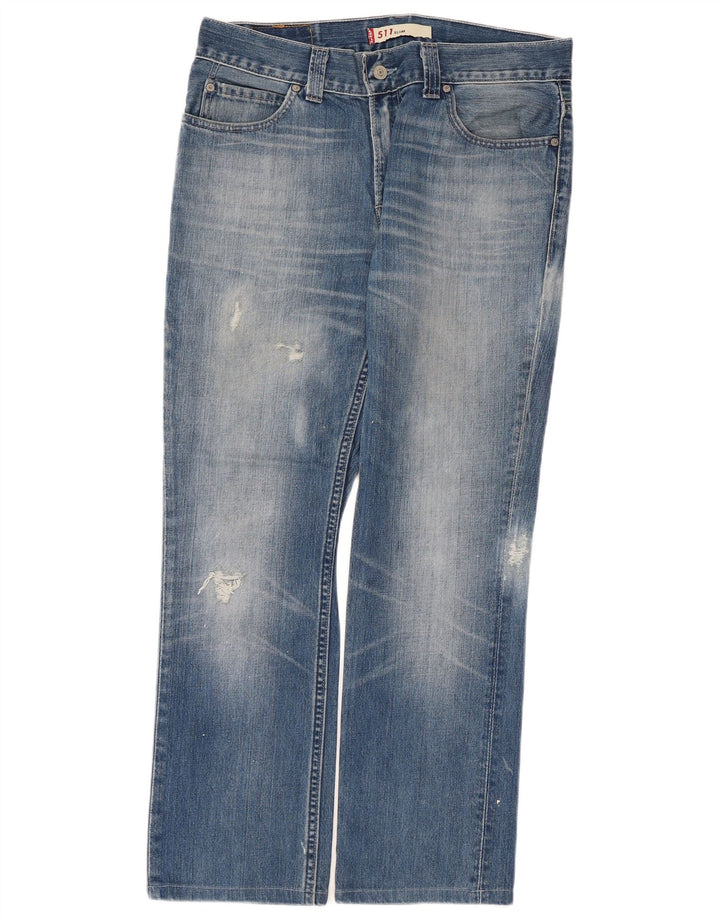 Męskie jeansy Levi's 511 Slim W36 L29 Niebieska bawełna