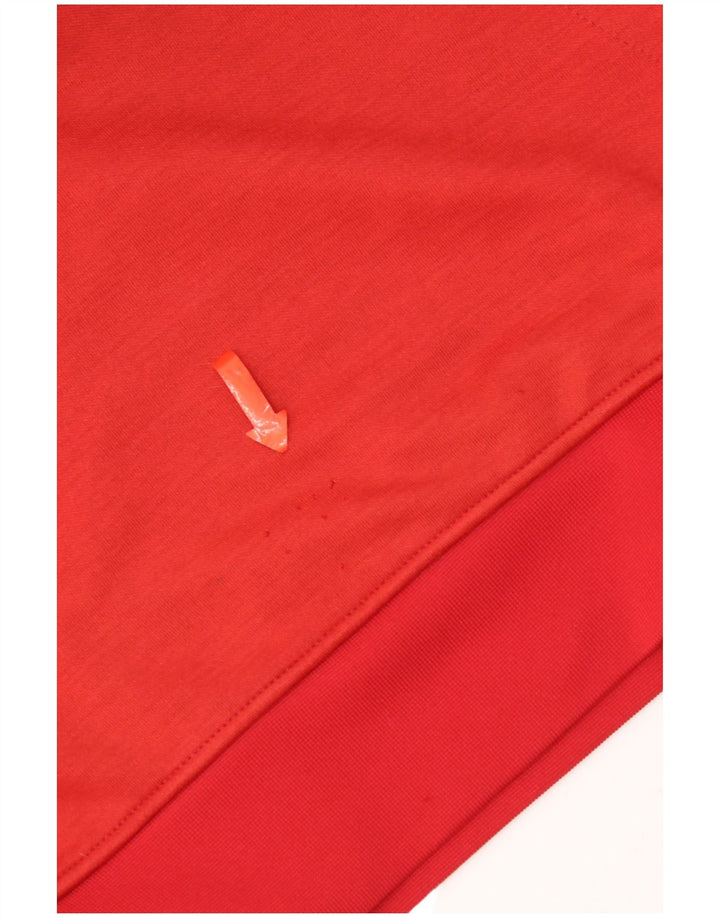 Chłopięca bluza z kapturem Nike Dri Fit, duża, czerwona, poliester, 12-13 lat