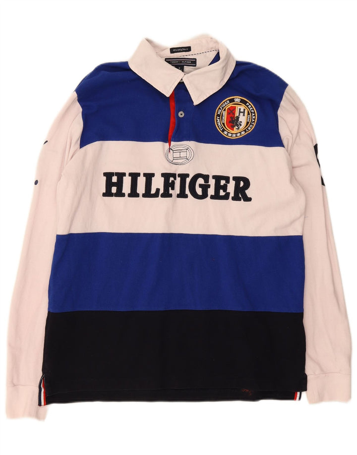 Męska koszulka polo do rugby Tommy Hilfiger, średnia, wielokolorowa