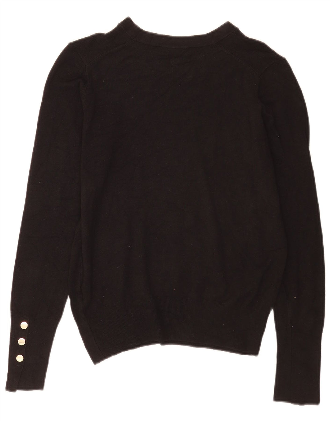 Sweter damski Zara z dekoltem w łódkę UK 12, średni czarny
