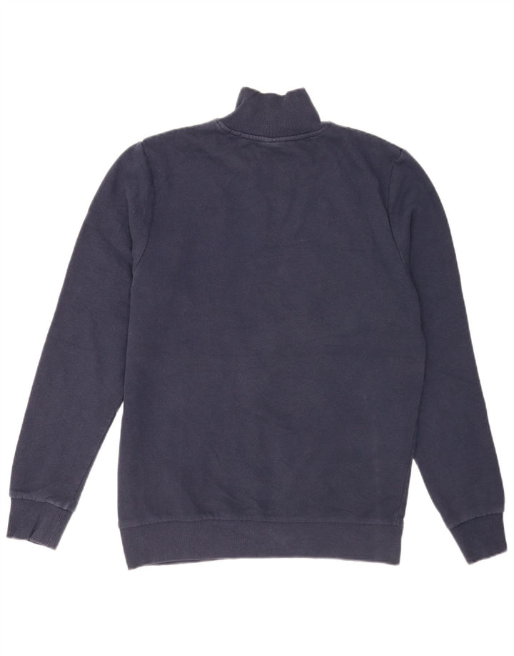 Męski sweter z grafiką Jack & Jones, średni granatowy, blok kolorów