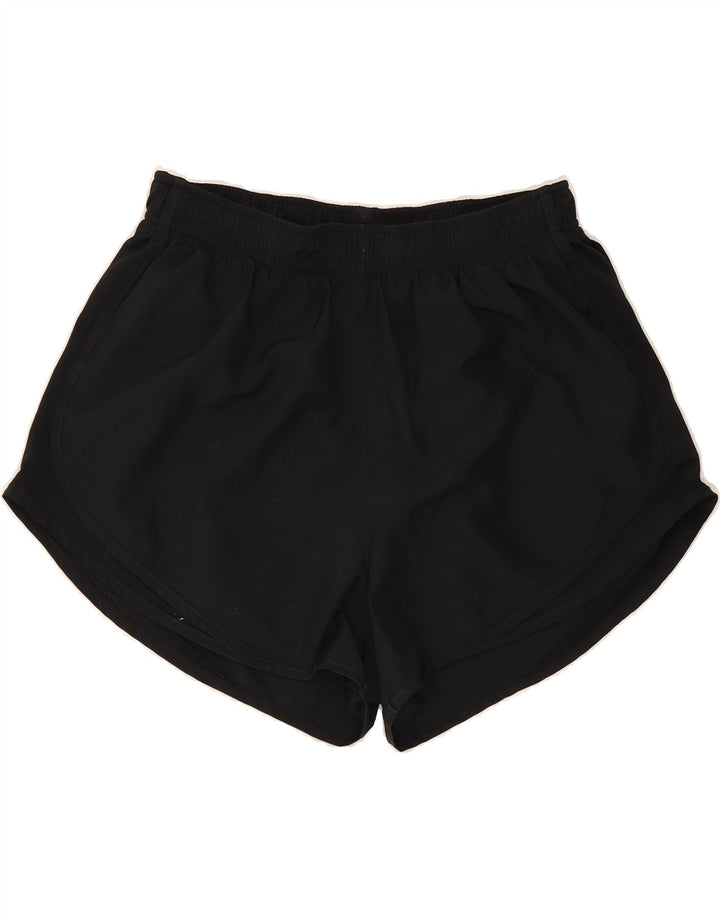 NIKE Womens Dri Fit Sport Shorts UK 14 Large  Black Polyester Vintage Nike and Second-Hand Nike from Messina Hembry 