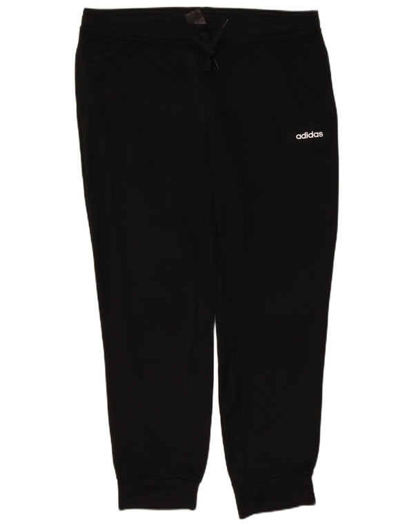 Damskie spodnie dresowe ADIDAS Joggers UK 20/22 XL Czarny poliester