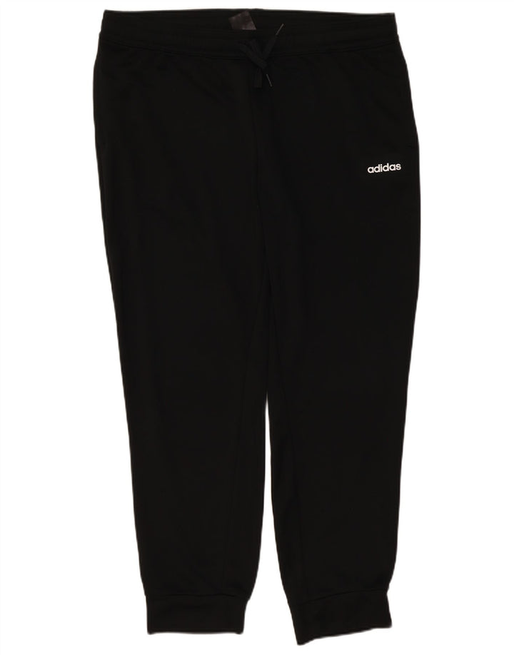 Damskie spodnie dresowe ADIDAS Joggers UK 20/22 XL Czarny poliester