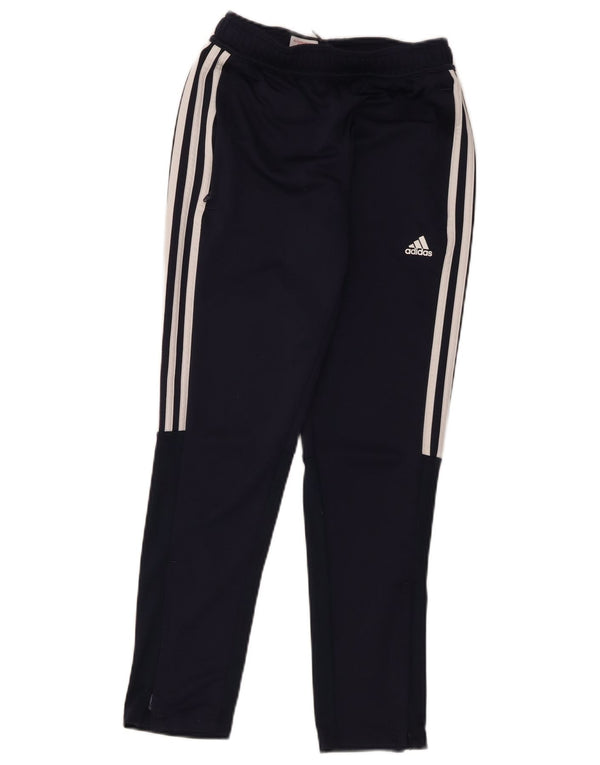 Chłopięce spodnie dresowe Adidas Aeroready 11-12 lat, granatowe, poliestrowe