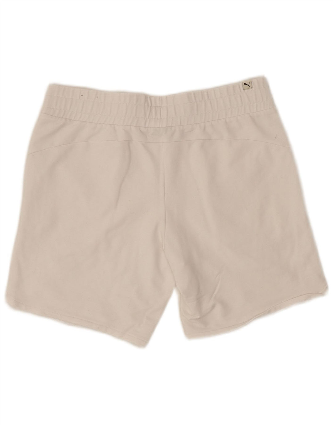 Damskie spodenki sportowe PUMA z grafiką UK 14, duże, białe, bawełniane