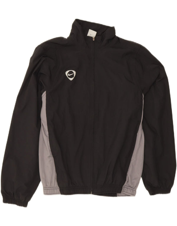 Męska kurtka dresowa Nike UK 36/38 Mała czarna sportowa z blokami kolorów