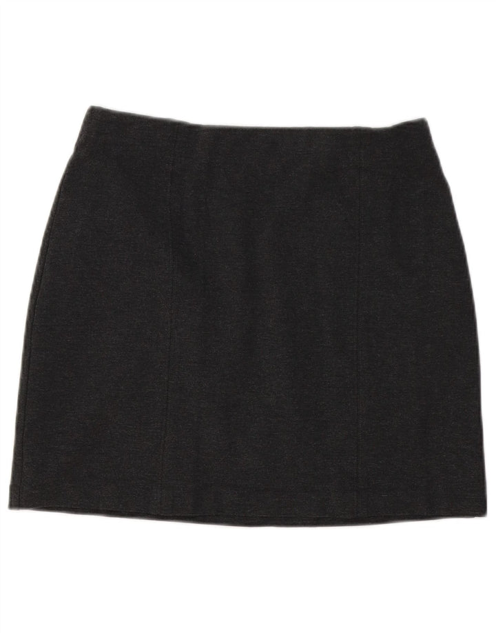 Marks & Spencer Damska spódnica mini UK 10 Small W30 Szara wiskoza