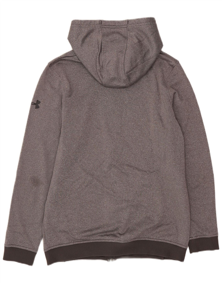 Męski sweter z kapturem i zamkiem Under Armour Cold Gear, mały, szary