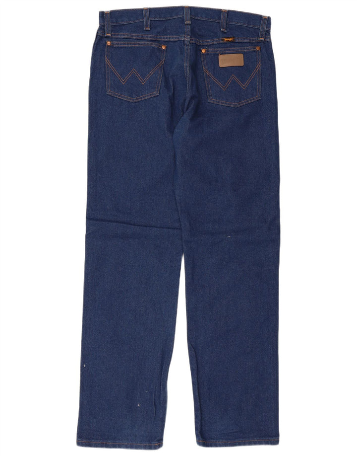 Męskie jeansy Wrangler Regular Straight W33 L32 Niebieskie bawełniane