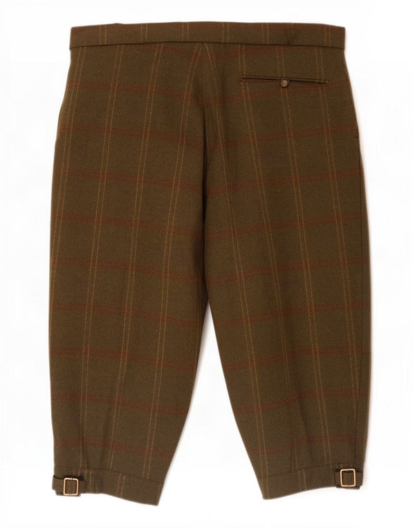 Męskie bermudy Barbour W38 XL Khaki w kratę, nowa wełna