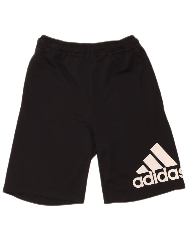 Chłopięce spodenki sportowe Adidas z grafiką 13-14 lat, czarny poliester