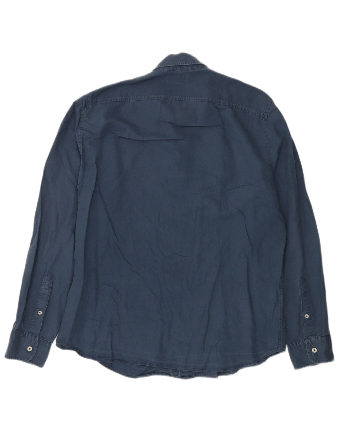 Koszula męska Timberland Slim Fit, duża, granatowa, lniana