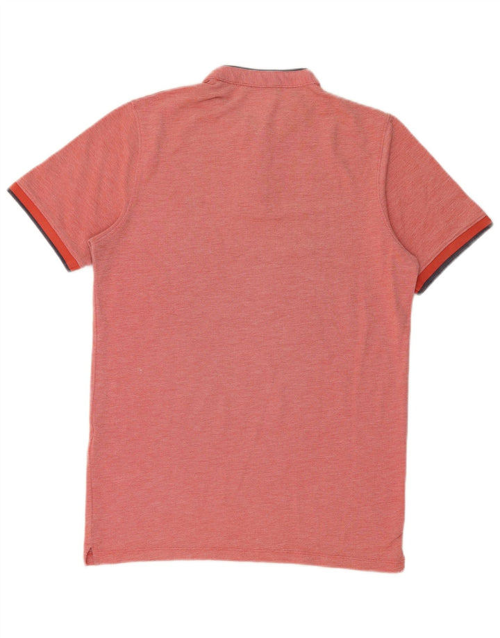 Męska koszulka polo Jack & Jones, mała, czerwona, bawełniana