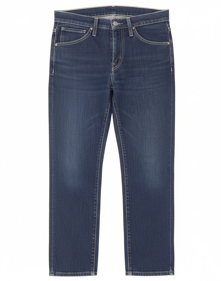 Damskie proste dżinsy Levi's W29 L28 Granatowa bawełna