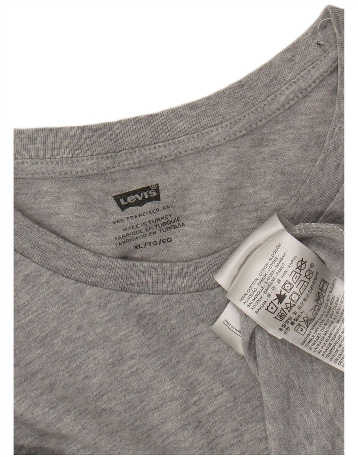 Damska koszulka Levi's Top UK 18 XL, szara bawełna