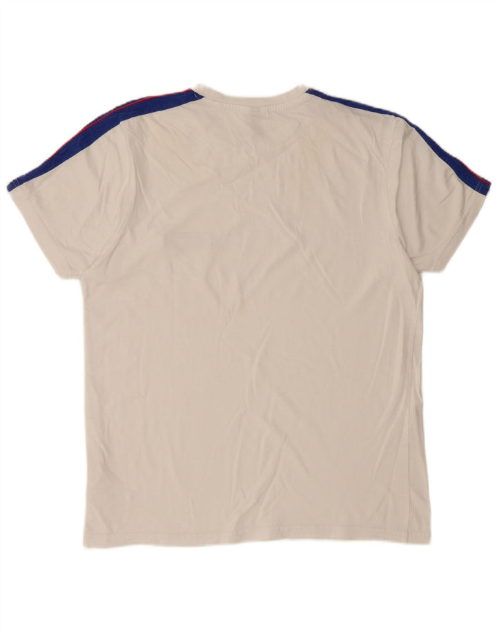 ELLESSE Womens T-Shirt Top UK 16 Large White Cotton