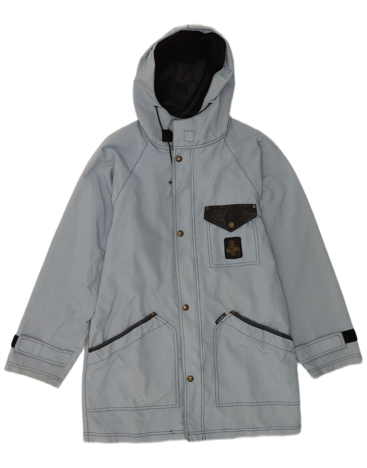 REFRIGIWEAR Męska kurtka wiatrówka z kapturem UK 34 XS Niebieski poliamid