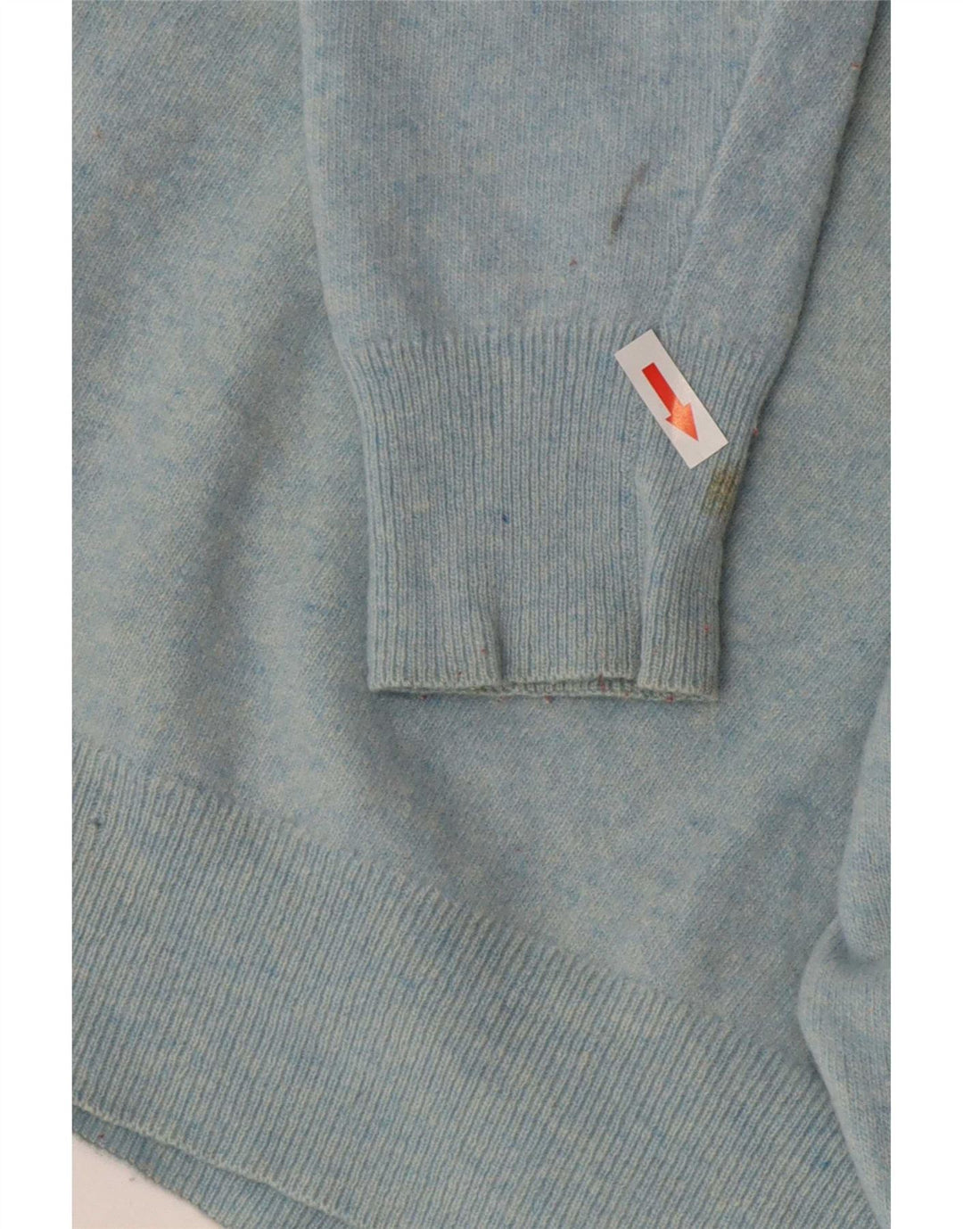 Męski sweter Lacoste z okrągłym dekoltem, rozmiar 3, mały, niebieski z owczej wełny