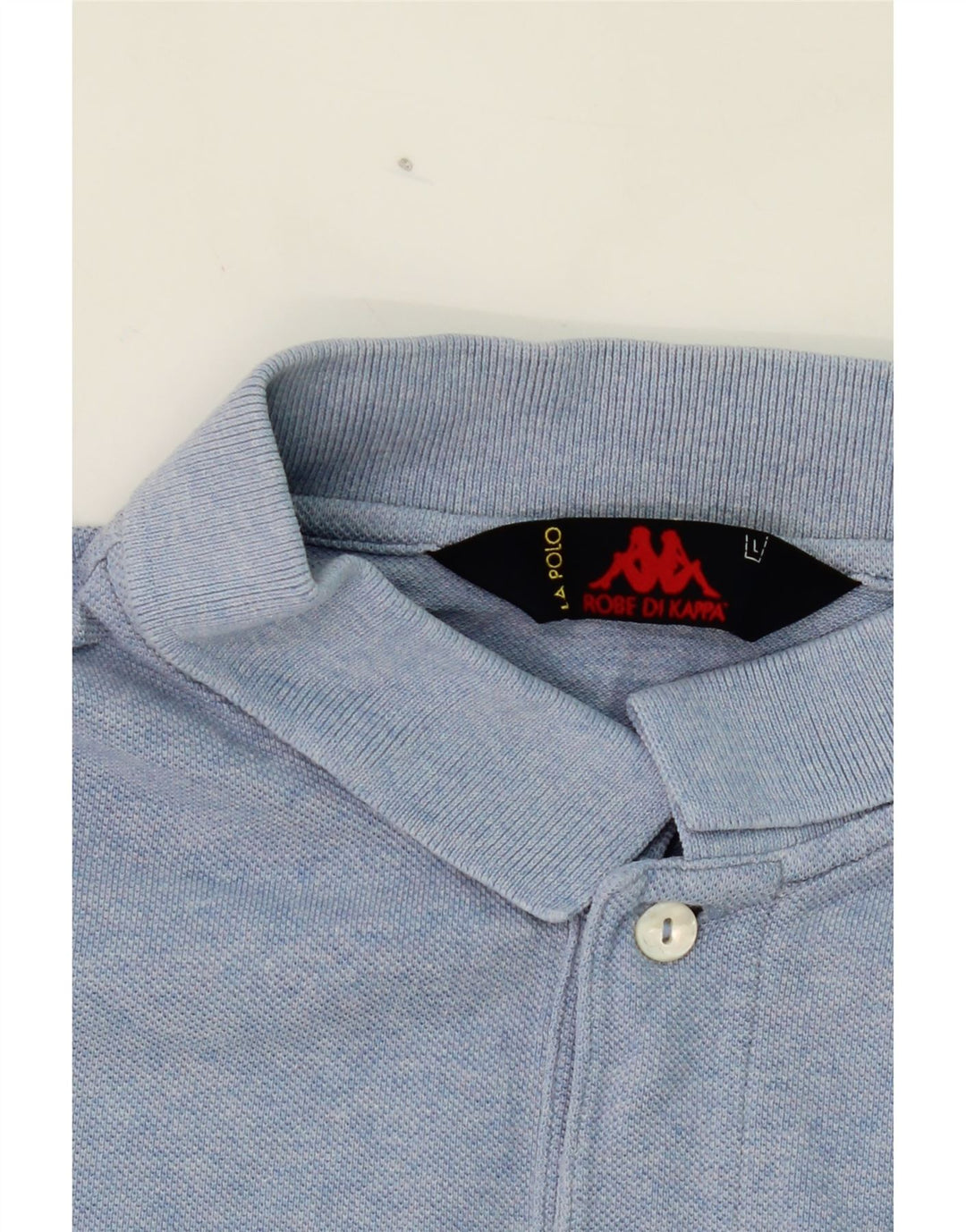 KAPPA Mens Polo Shirt Large Blue Cotton Vintage Kappa and Second-Hand Kappa from Messina Hembry 