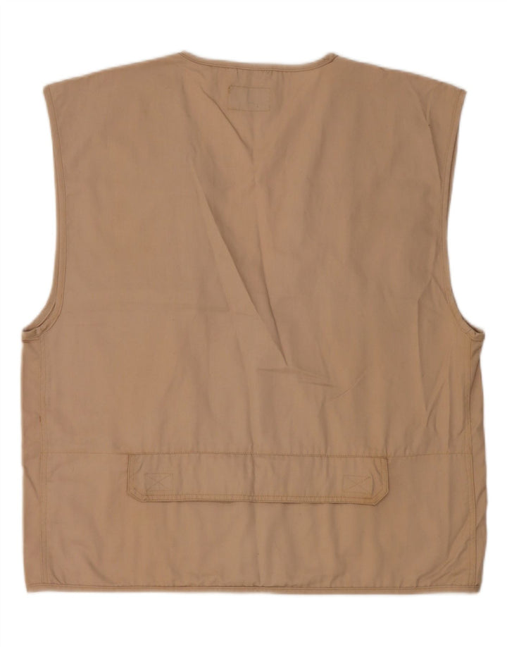 Kamizelka męska Master UK 42 XL, beżowa, bawełniana