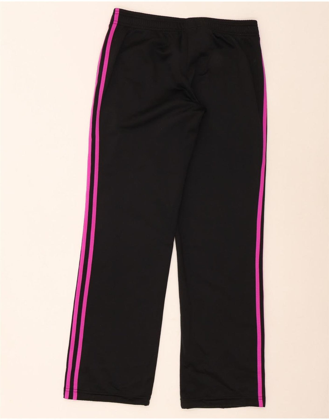 Damskie spodnie dresowe Adidas UK 8/10, małe, czarne, poliestrowe
