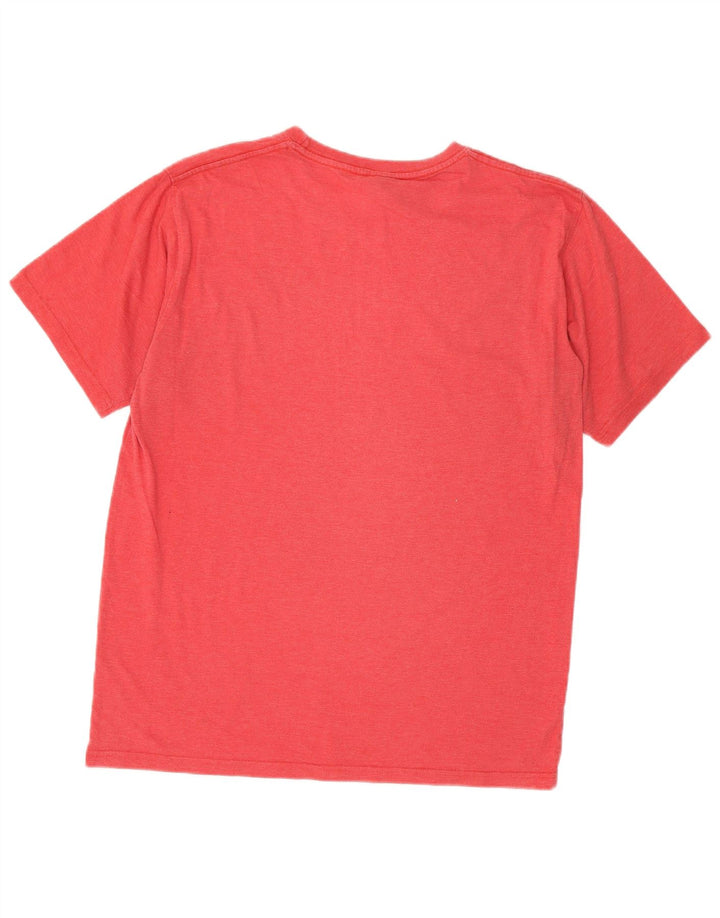 Męski T-shirt z grafiką Saltrock, duży, różowy