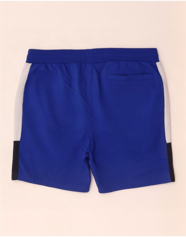 Męskie spodenki sportowe Ellesse XL, niebieskie, bawełniane z blokami kolorów