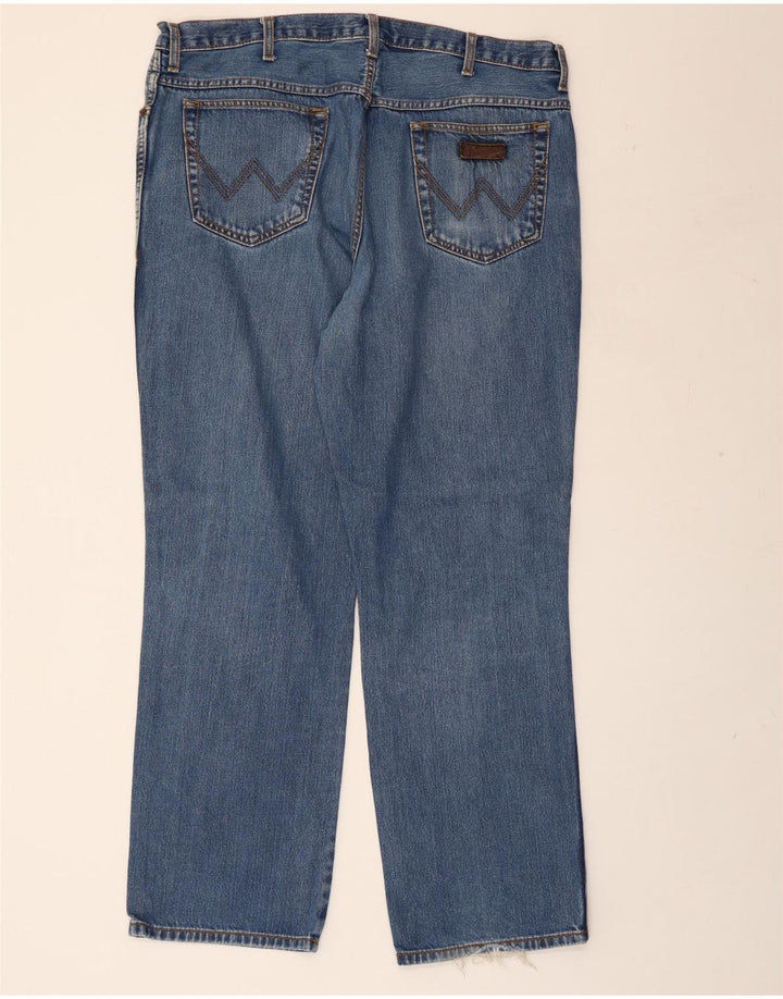 WRANGLER Mens Ohio Straight Jeans W40 L32 Blue Cotton