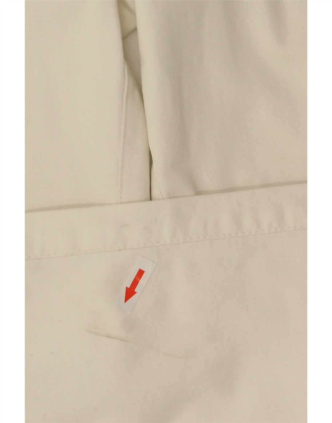 Spodnie damskie Versace Bootcut IT 40 Small W26 L33 Biała bawełna