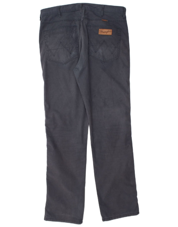 Męskie spodnie casualowe WRANGLER Arizona Stretch W36 L34 granatowe