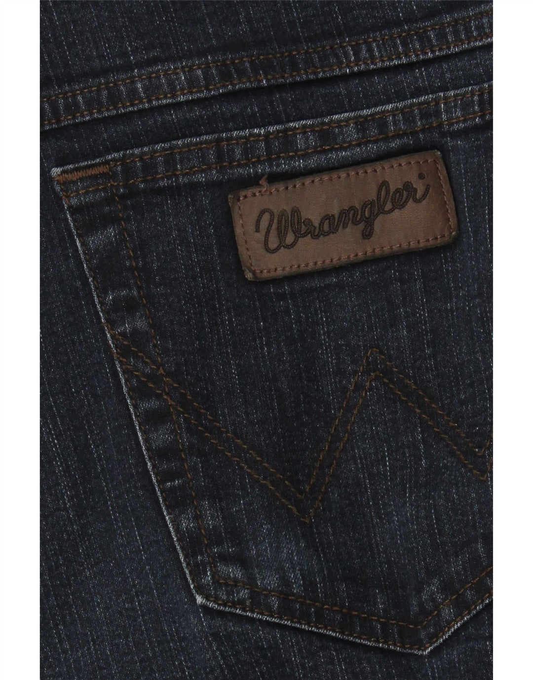 Męskie proste dżinsy Wrangler W38 L31 granatowe