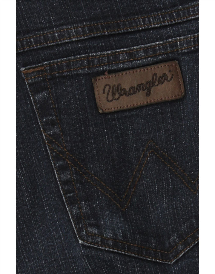 Męskie proste dżinsy Wrangler W38 L31 granatowe