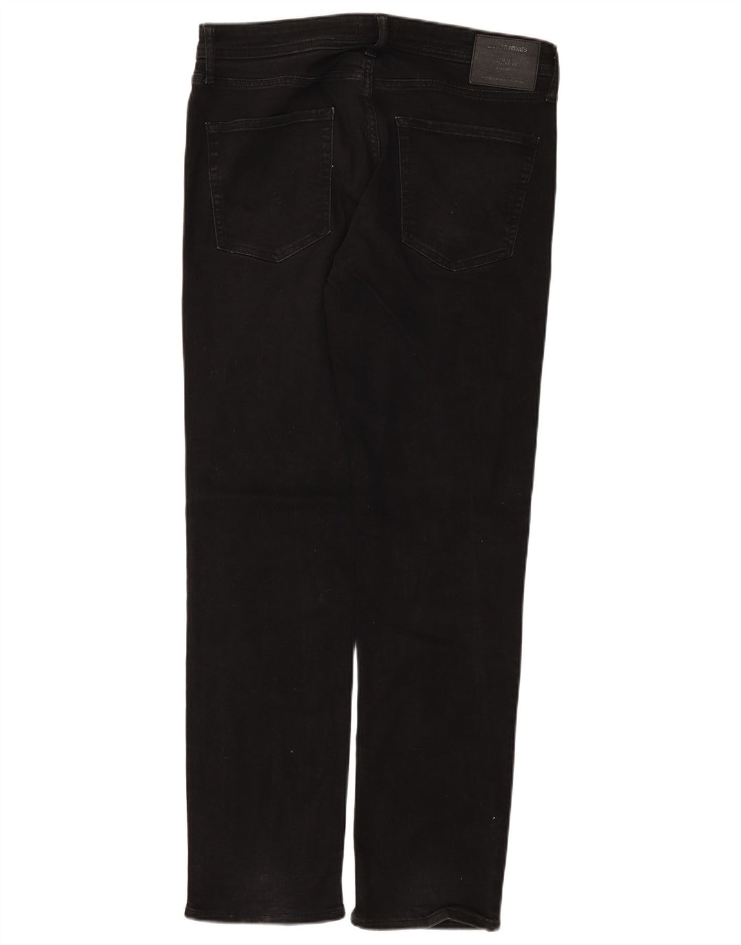 Męskie proste dżinsy Jack & Jones W34 L34 Czarne bawełniane