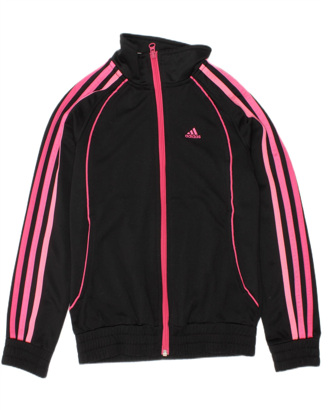 Kurtka dresowa Adidas Dziewczęca Top 9-10 Lat Czarny Poliester