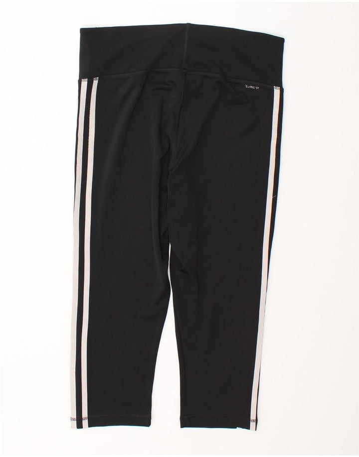 Damskie legginsy Adidas Climalite Capri UK 12/14 Średni czarny poliester