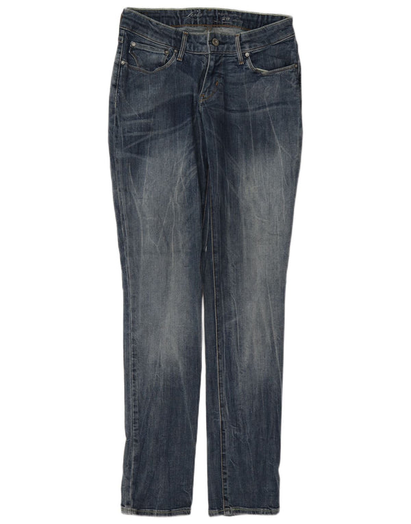 Damskie jeansy Levi's Bold Curve Super Low Skinny W29 L34 Niebieska bawełna