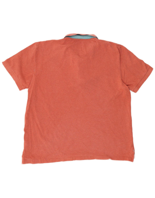 Męska koszulka polo XL WHITE STUFF XL Bordowa, bawełniana