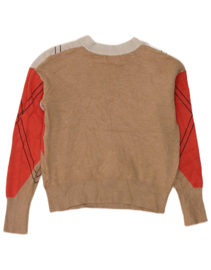 Marks & Spencer Damski sweter z okrągłym dekoltem, UK 10, mały, wielokolorowy