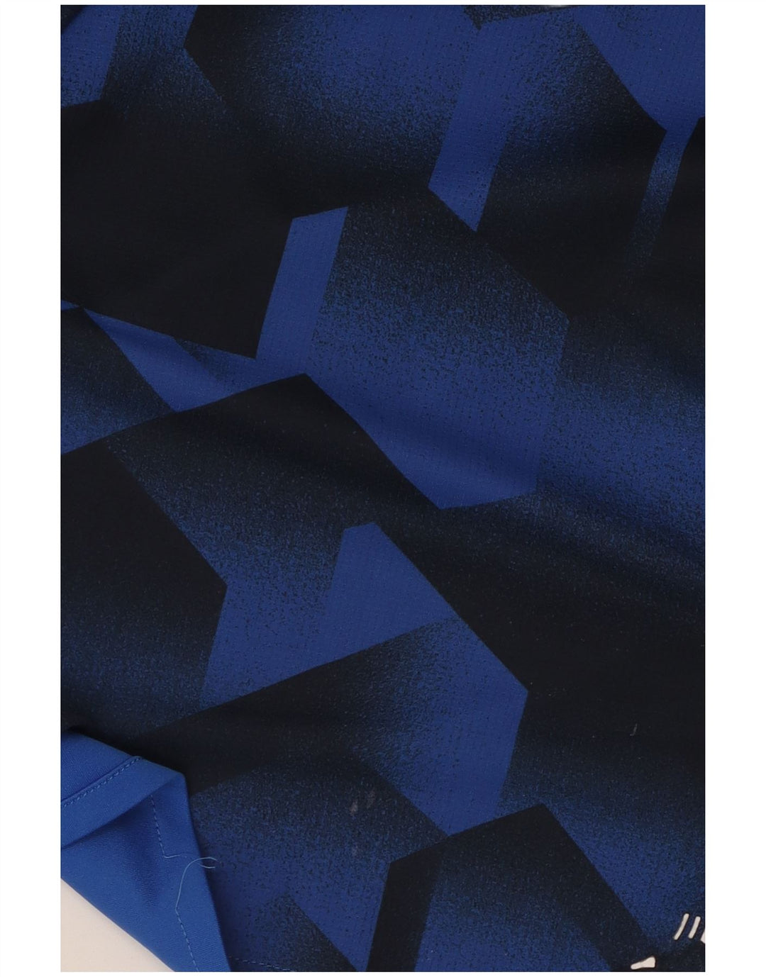Adidas Męska koszulka z grafiką Climalite Top Mały niebieski geometryczny poliester