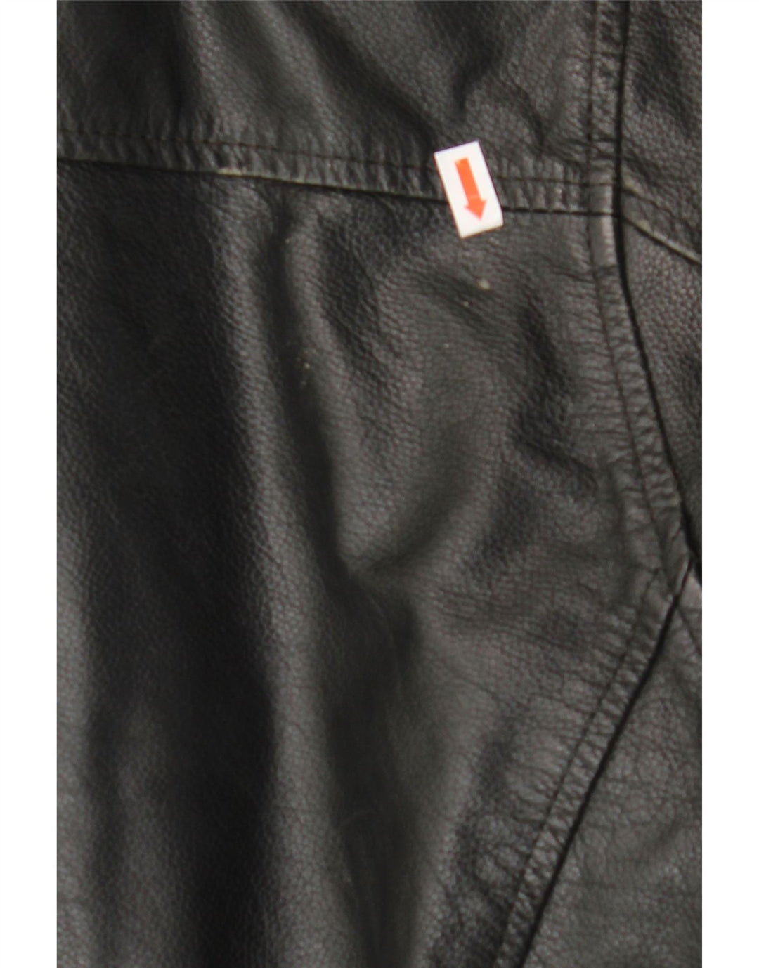 BEN SHERMAN Męska kurtka skórzana UK 40, duża czarna skóra