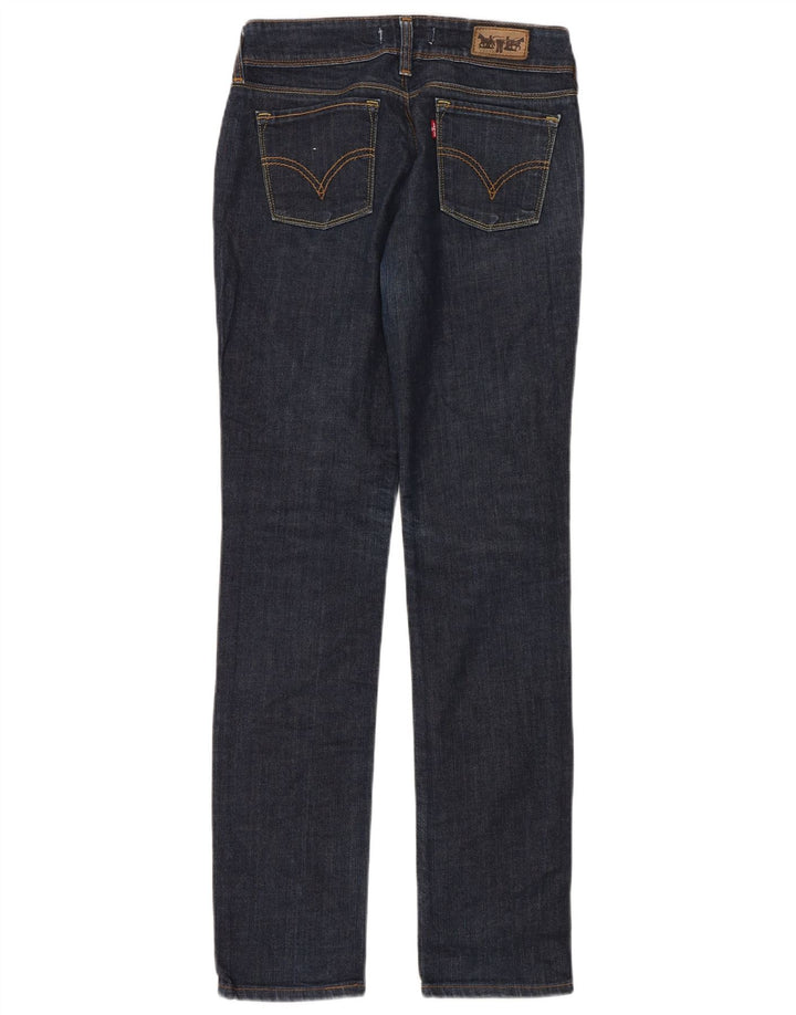 Damskie jeansy Levi's 571 Slim W30 L34 Niebieska bawełna