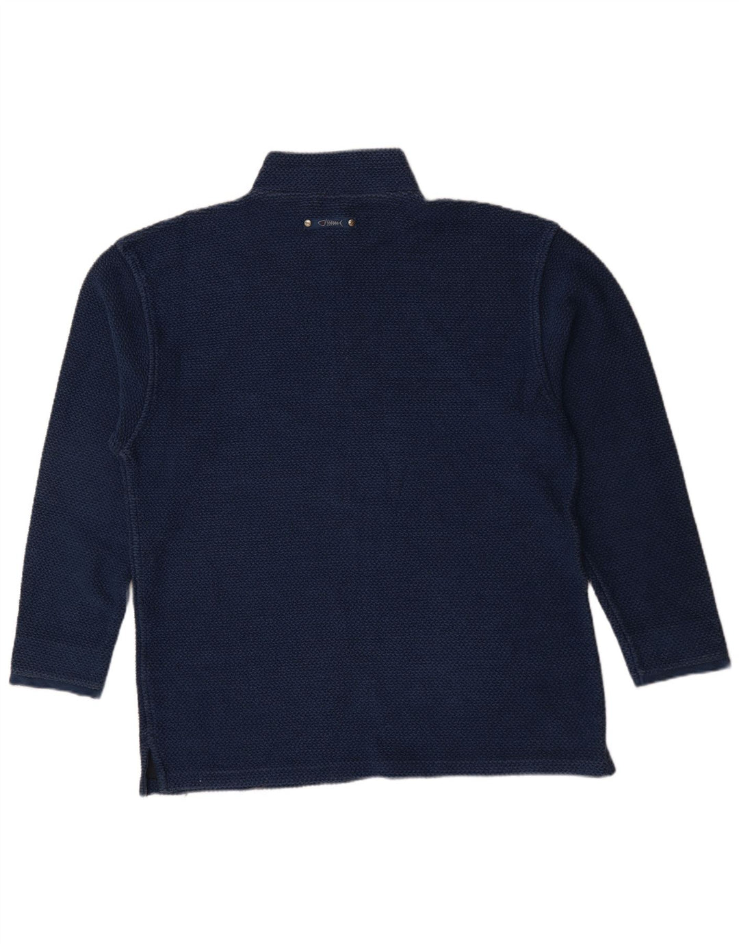 Męska bluza z zamkiem Weird Fish, 2XL, granatowa, bawełniana