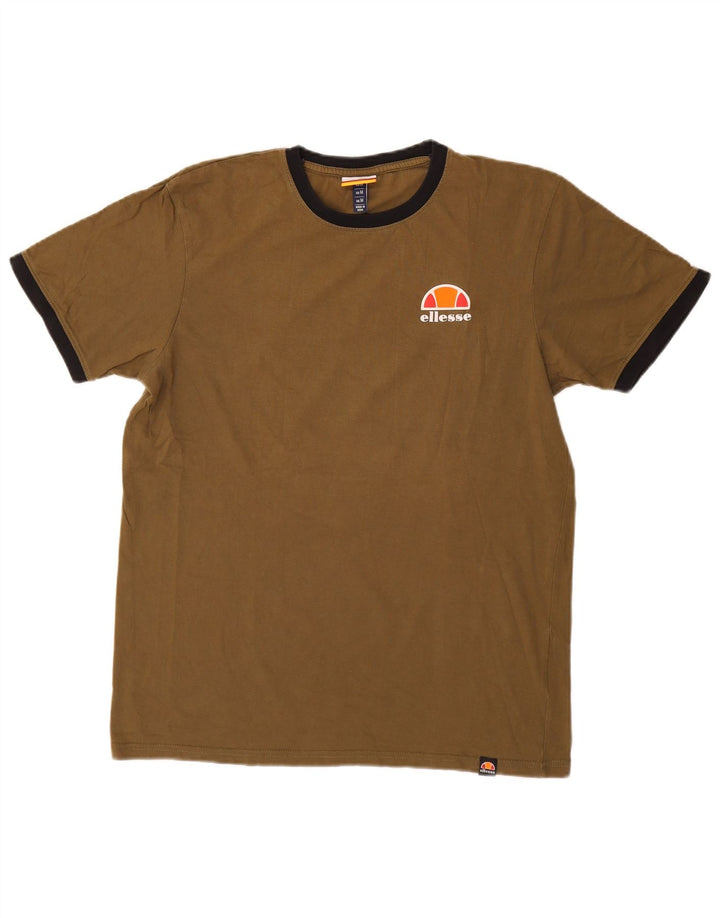 T-shirt męski ELLESSE, średni khaki
