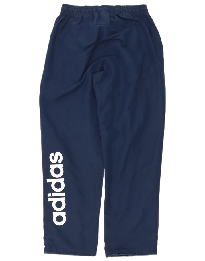 Męskie spodnie dresowe Adidas Graphic, średni granatowy poliester